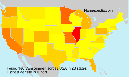 Surname Vansomeren in USA Surname Vansomeren in USA