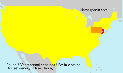 Surname Vansteenacker in USA Surname Vansteenacker in USA