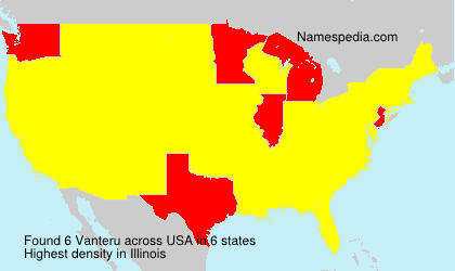 Surname Vanteru in USA Surname Vanteru in USA