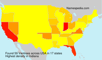Surname Vantrees in USA Surname Vantrees in USA