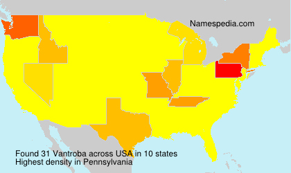Surname Vantroba in USA Surname Vantroba in USA
