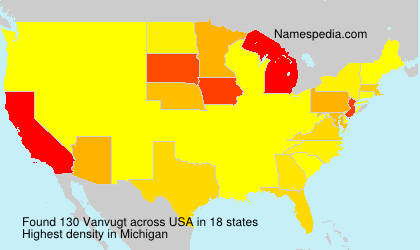 Surname Vanvugt in USA Surname Vanvugt in USA