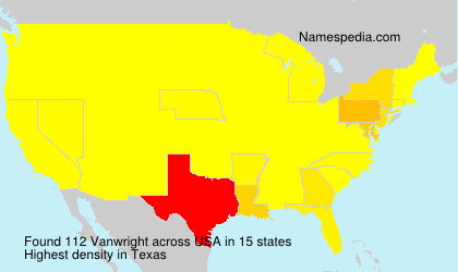 Surname Vanwright in USA Surname Vanwright in USA