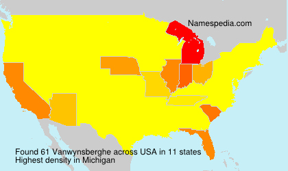 Surname Vanwynsberghe in USA Surname Vanwynsberghe in USA