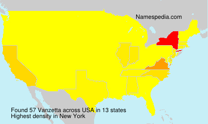 Surname Vanzetta in USA Surname Vanzetta in USA