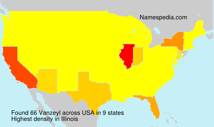 Surname Vanzeyl in USA Surname Vanzeyl in USA