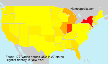 Surname Vanzo in USA Surname Vanzo in USA