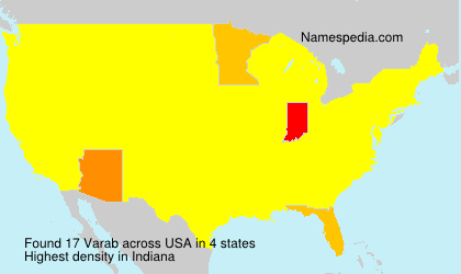 Surname Varab in USA Surname Varab in USA