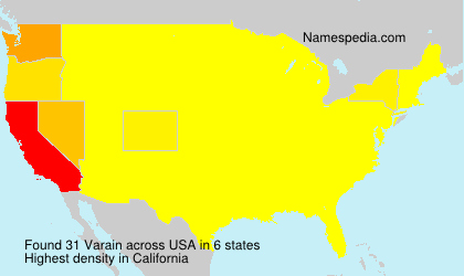 Surname Varain in USA Surname Varain in USA