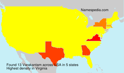 Surname Varakantam in USA Surname Varakantam in USA