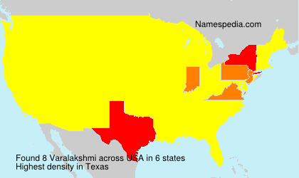 Surname Varalakshmi in USA Surname Varalakshmi in USA