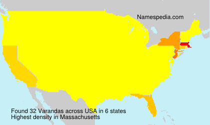 Surname Varandas in USA Surname Varandas in USA