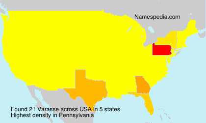 Surname Varasse in USA Surname Varasse in USA