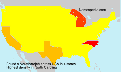 Surname Varatharajah in USA Surname Varatharajah in USA