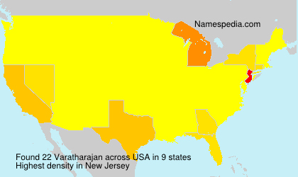 Surname Varatharajan in USA Surname Varatharajan in USA