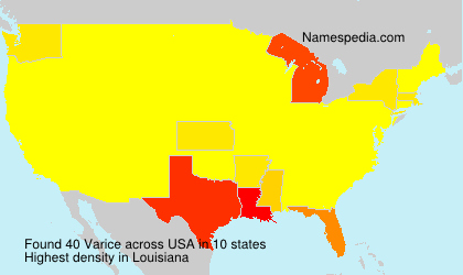 Surname Varice in USA Surname Varice in USA