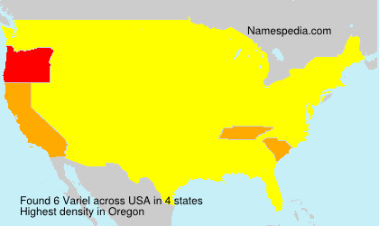 Surname Variel in USA Surname Variel in USA