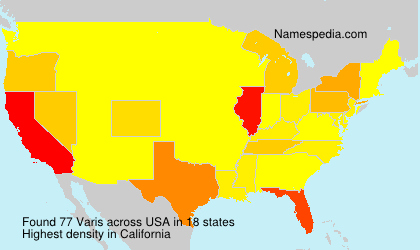 Surname Varis in USA Surname Varis in USA