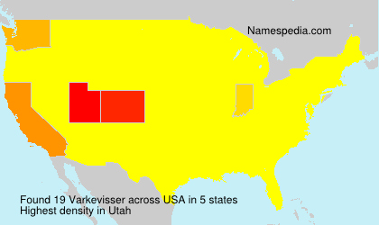 Surname Varkevisser in USA Surname Varkevisser in USA