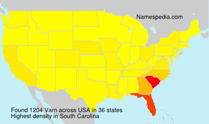 Surname Varn in USA Surname Varn in USA