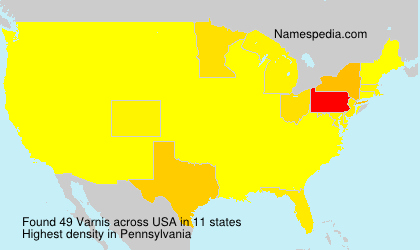 Surname Varnis in USA Surname Varnis in USA
