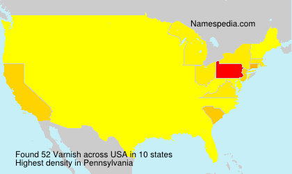 Surname Varnish in USA Surname Varnish in USA