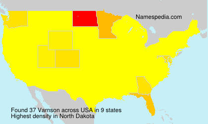 Surname Varnson in USA Surname Varnson in USA