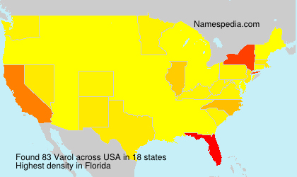 Surname Varol in USA Surname Varol in USA