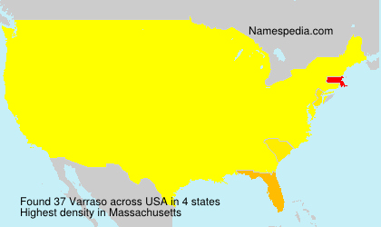 Surname Varraso in USA Surname Varraso in USA