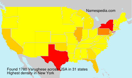Surname Varughese in USA Surname Varughese in USA