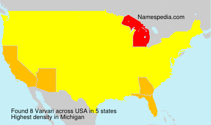 Surname Varvari in USA Surname Varvari in USA