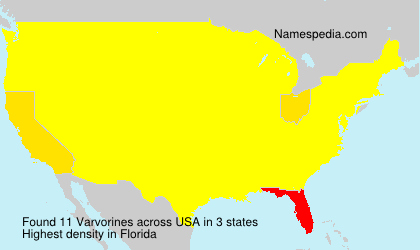 Surname Varvorines in USA Surname Varvorines in USA