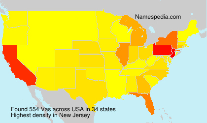 Surname Vas in USA Surname Vas in USA