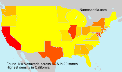 Surname Vasavada in USA