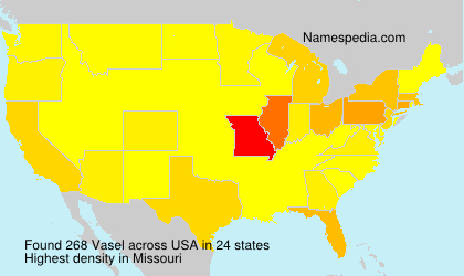 Surname Vasel in USA Surname Vasel in USA