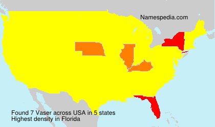 Surname Vaser in USA Surname Vaser in USA
