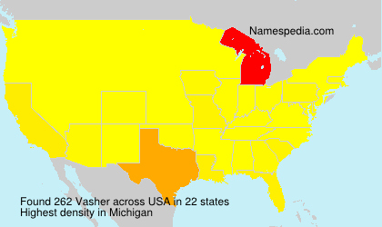 Surname Vasher in USA Surname Vasher in USA