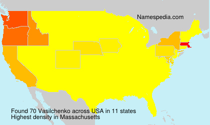 Surname Vasilchenko in USA Surname Vasilchenko in USA