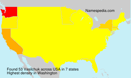 Surname Vasilchuk in USA Surname Vasilchuk in USA