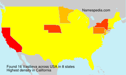 Surname Vasilieva in USA Surname Vasilieva in USA