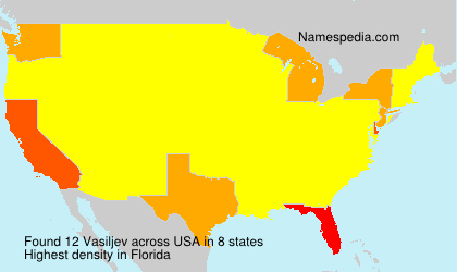Surname Vasiljev in USA Surname Vasiljev in USA