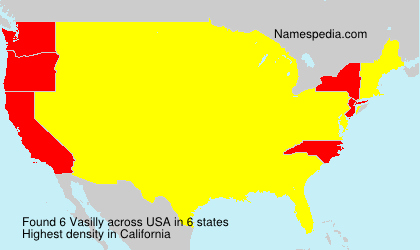 Surname Vasilly in USA Surname Vasilly in USA