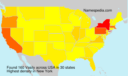 Surname Vasily in USA Surname Vasily in USA