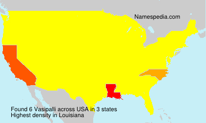 Surname Vasipalli in USA Surname Vasipalli in USA