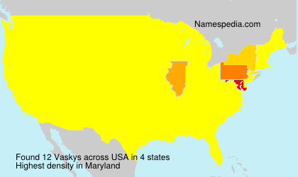 Surname Vaskys in USA Surname Vaskys in USA