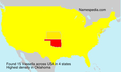 Surname Vassella in USA Surname Vassella in USA