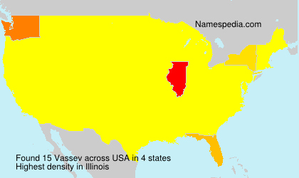 Surname Vassev in USA Surname Vassev in USA