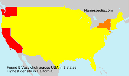 Surname Vasylchuk in USA Surname Vasylchuk in USA