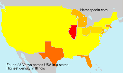 Surname Vasys in USA Surname Vasys in USA
