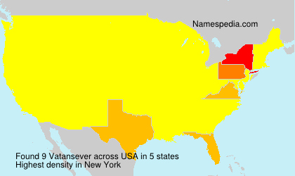 Surname Vatansever in USA